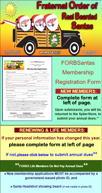 FORBS Member Registration